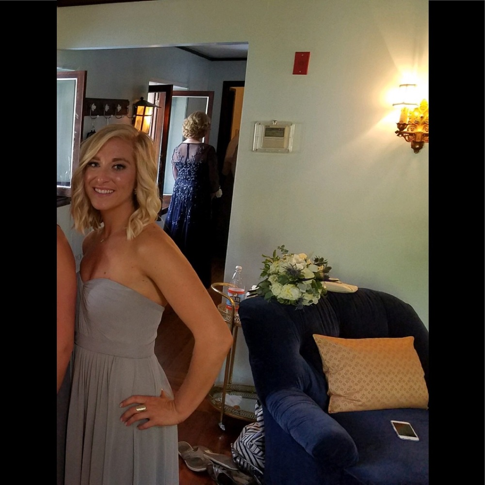 Jenny Yoo maxi bridesmaid dress